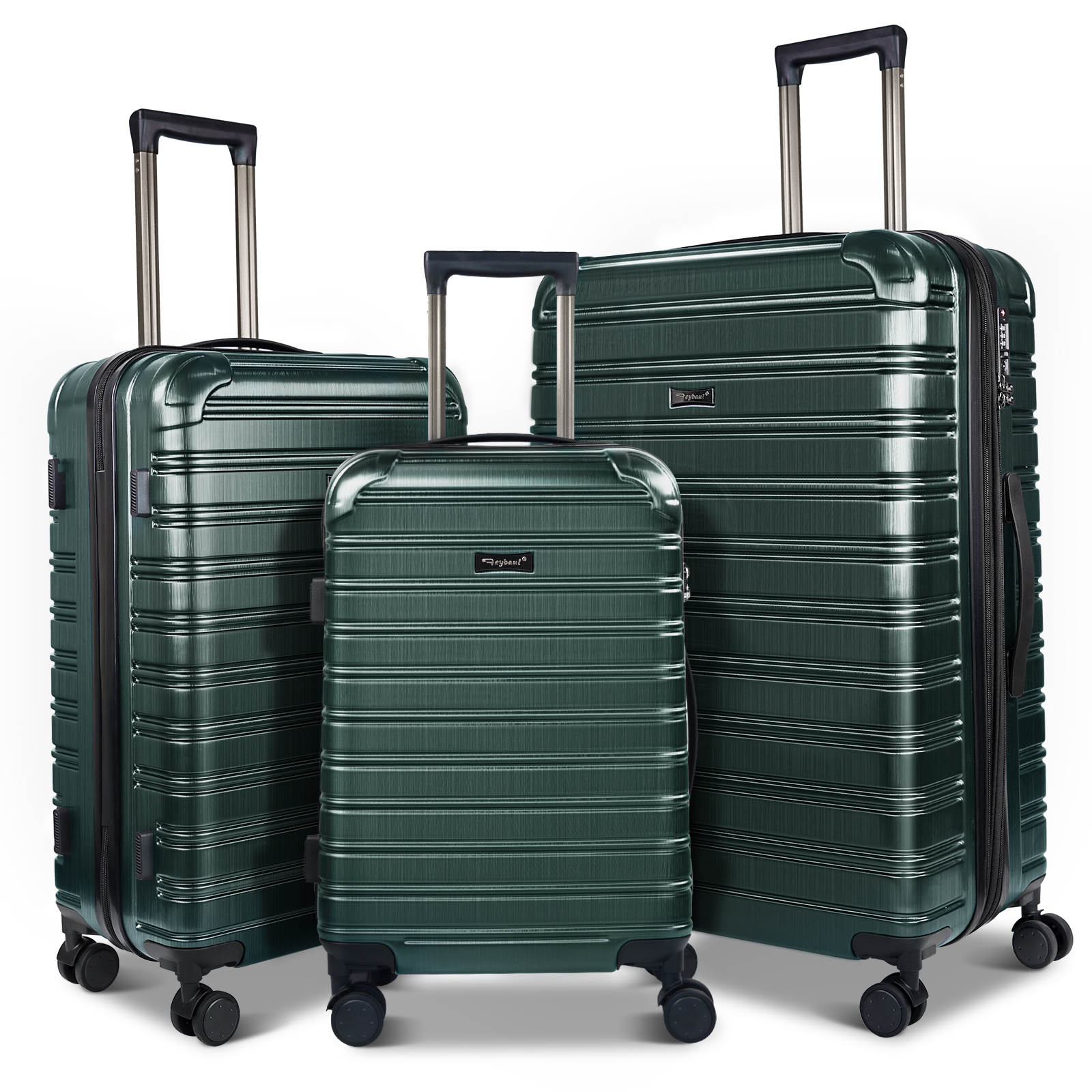 ABS trolley luggage set travel bag
