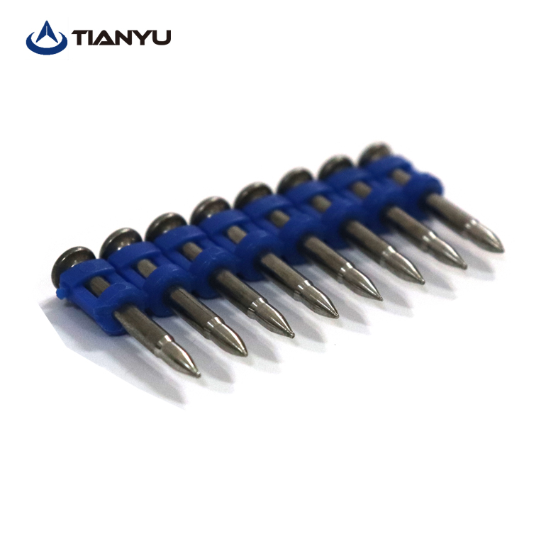 Tianyu Gas shooting Nails gun nail Plastic Strip Gas Drive pins Concrete Nails