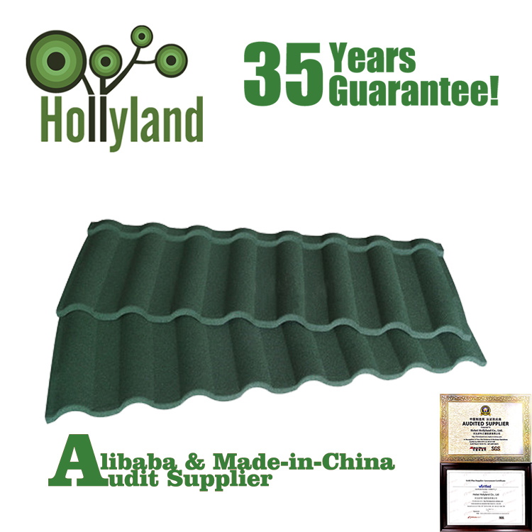 stone coated steel roofing tile Milano metal tile