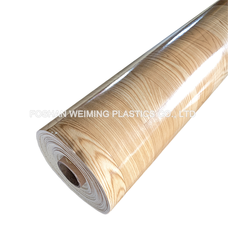 Wooden Grain Design PVC Flooring Roll