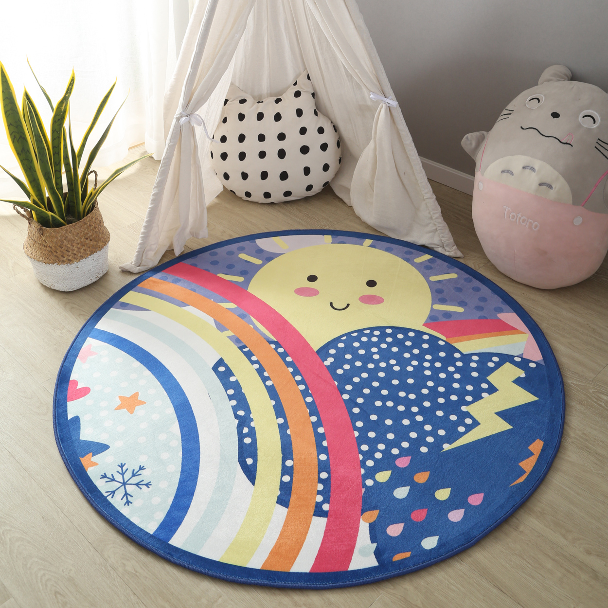 Flannel Printed Kids Rug