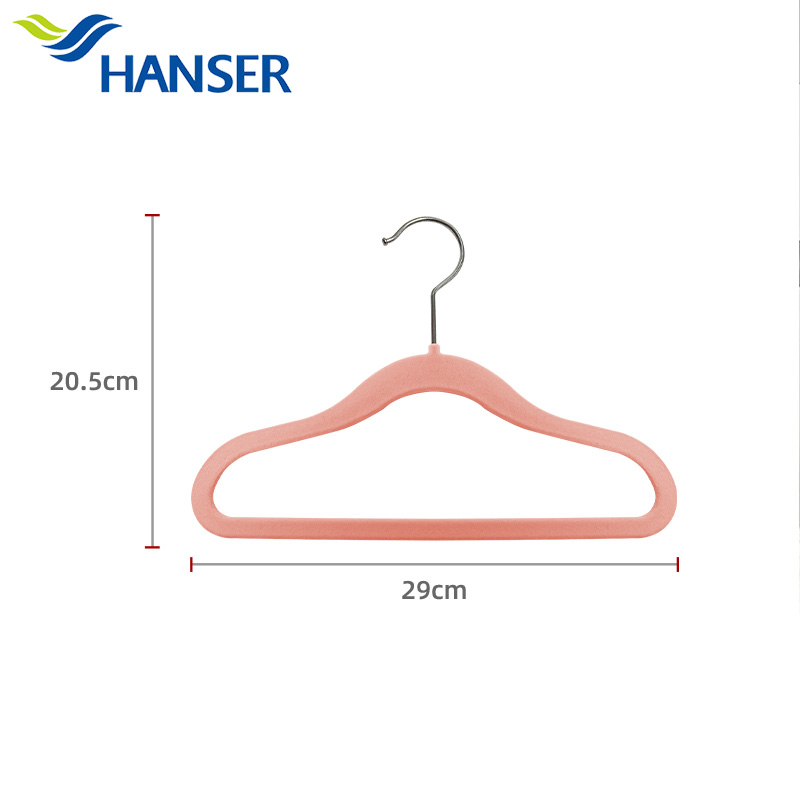 Children's flocking clothes rack
