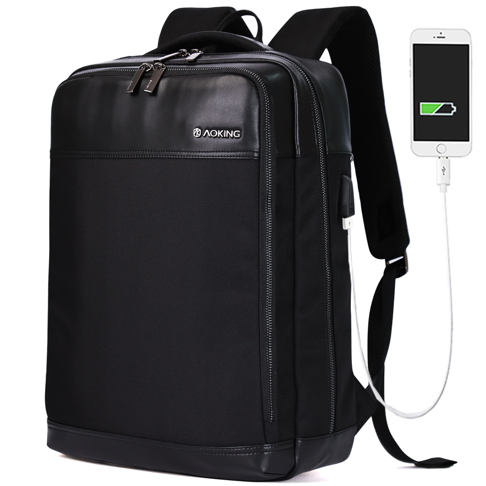 New fashion USB polyester best waterproof business laptop backpack with good quality,metal zipper