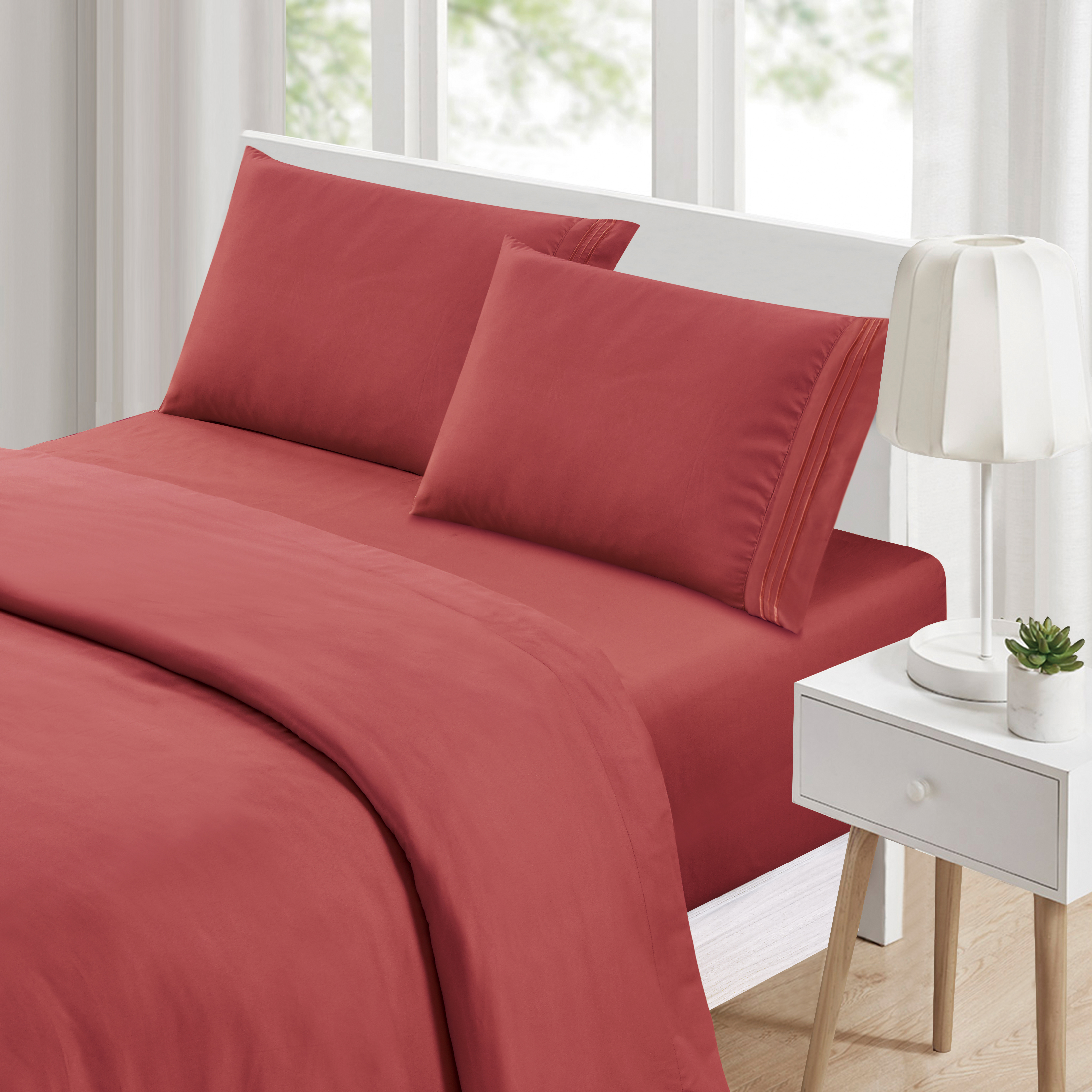 Solid color sheet sets