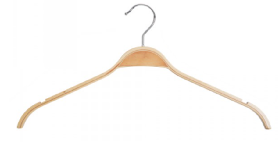 Laminated top hanger
