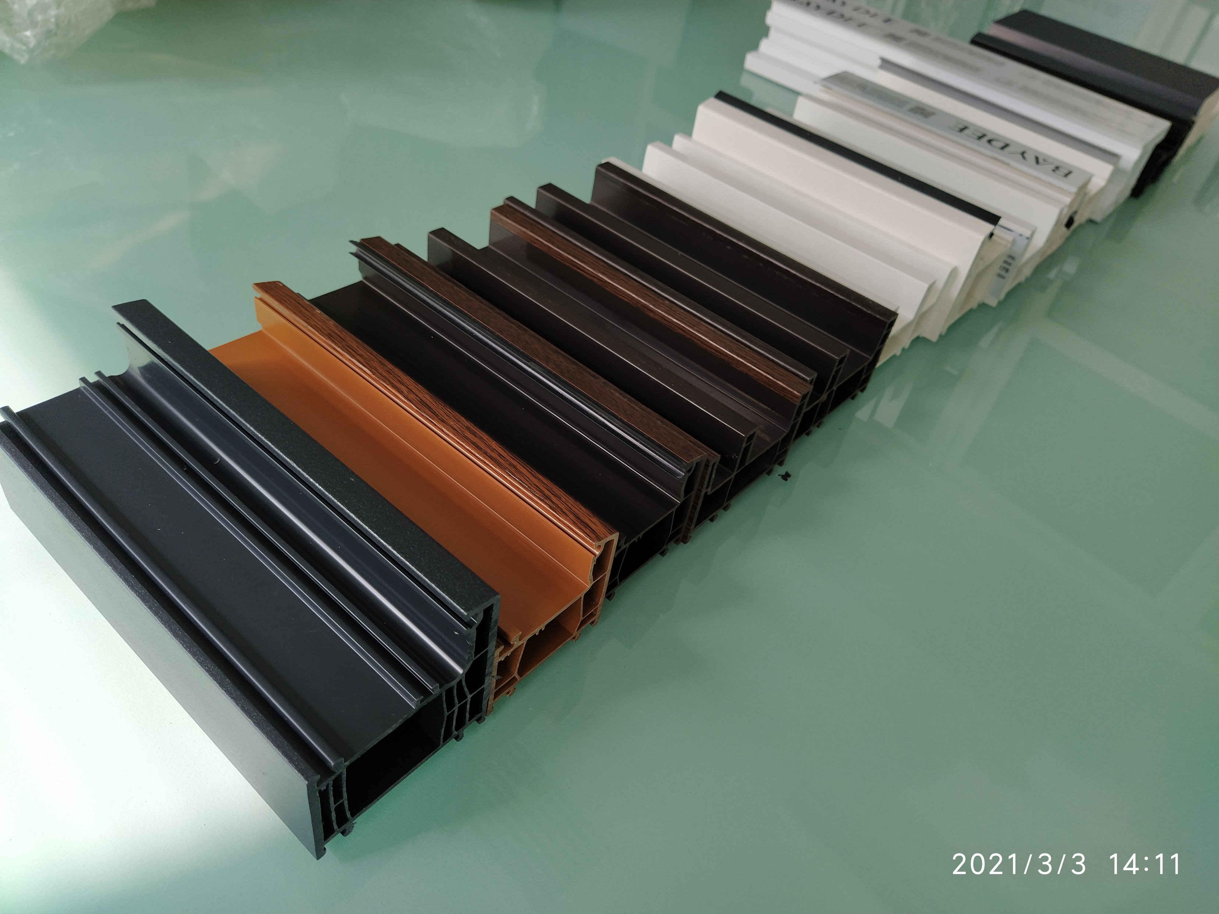 colored upvc profile