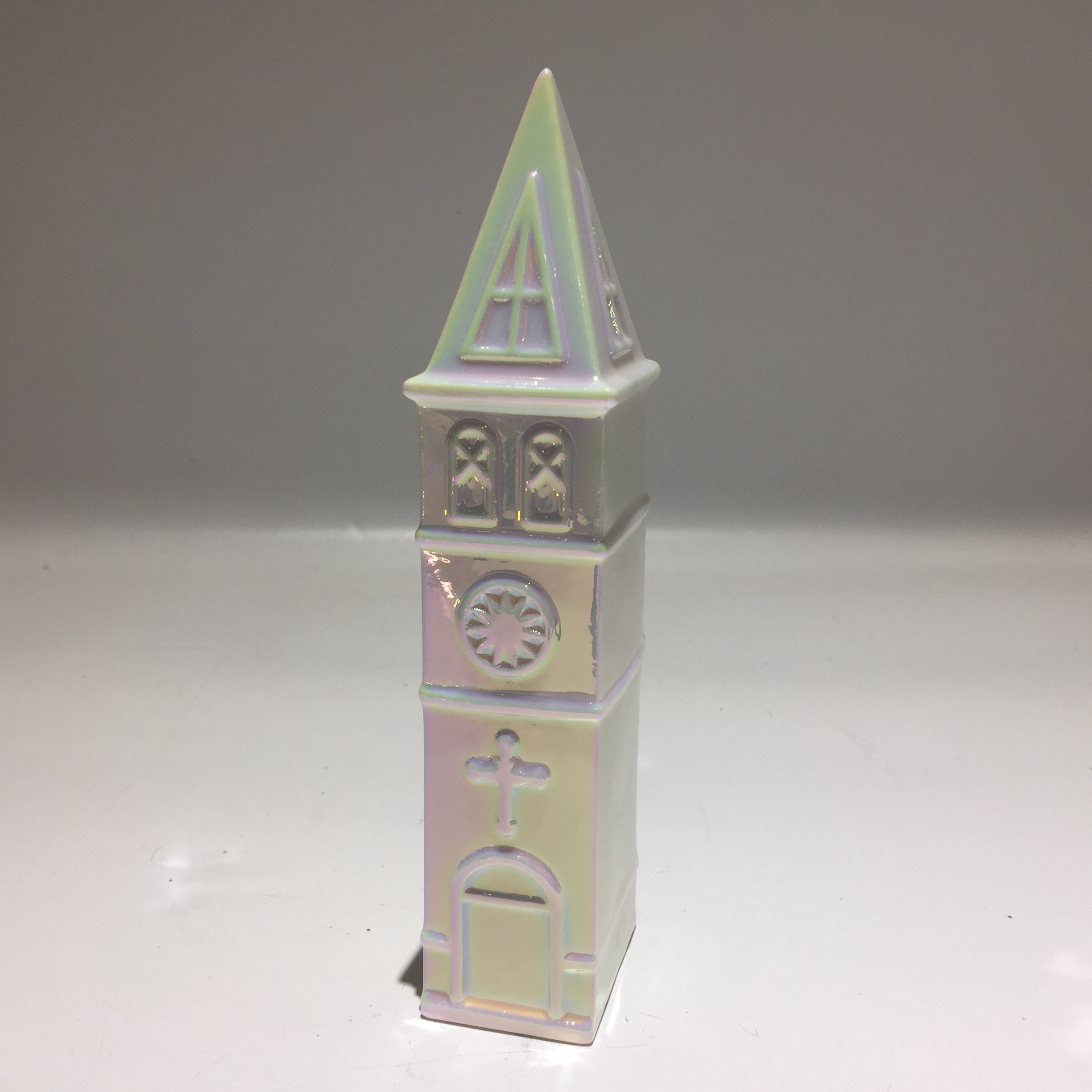 Ceramic village with LED light, ceramic house with LED light