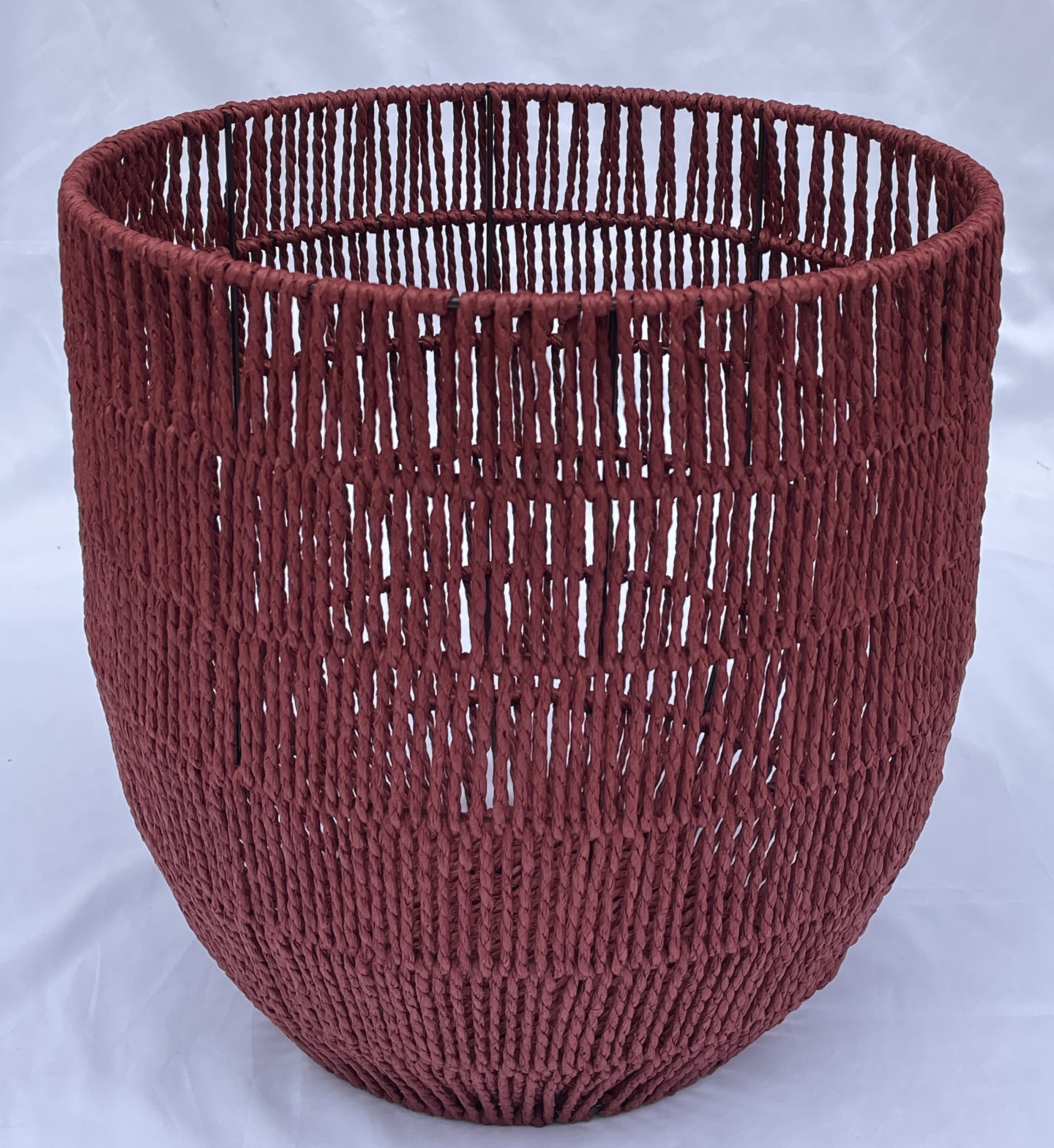 Paper rope basket