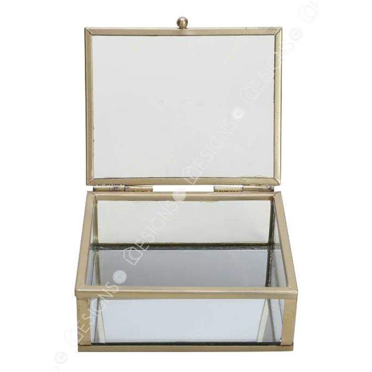 000000glass Rectangle Jewelry Box/Plate