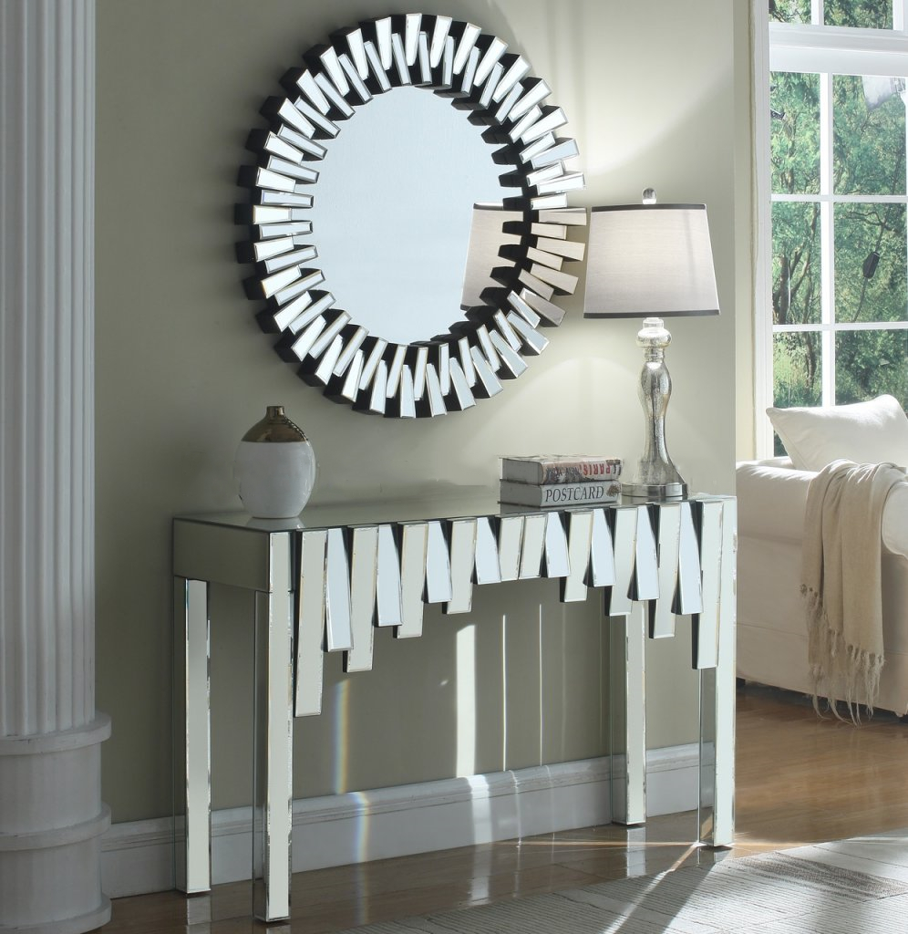 mirrored console table/mirrored table/mirrored furniture