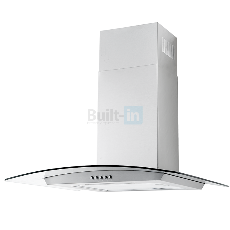60cm Slim Curved Glass Rangehood