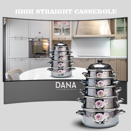 Eco-Friendly Material pentole pot set cooking enamel casserole dish carbon steel cookware