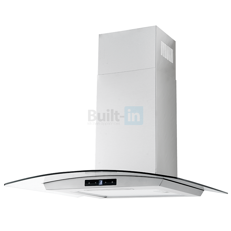 60cm Slim Curved Glass Rangehood