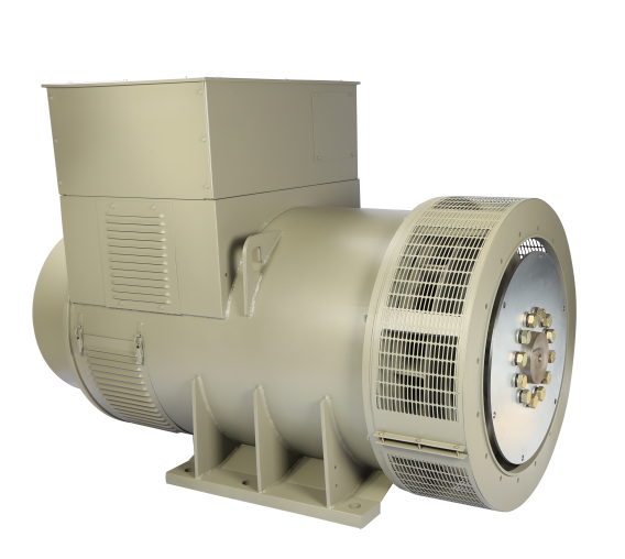 High power diesel generator alternator single bearing brushless alternator