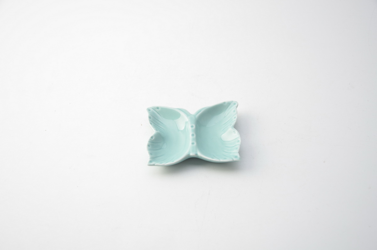 porcelain ceramic spring butterflies plates