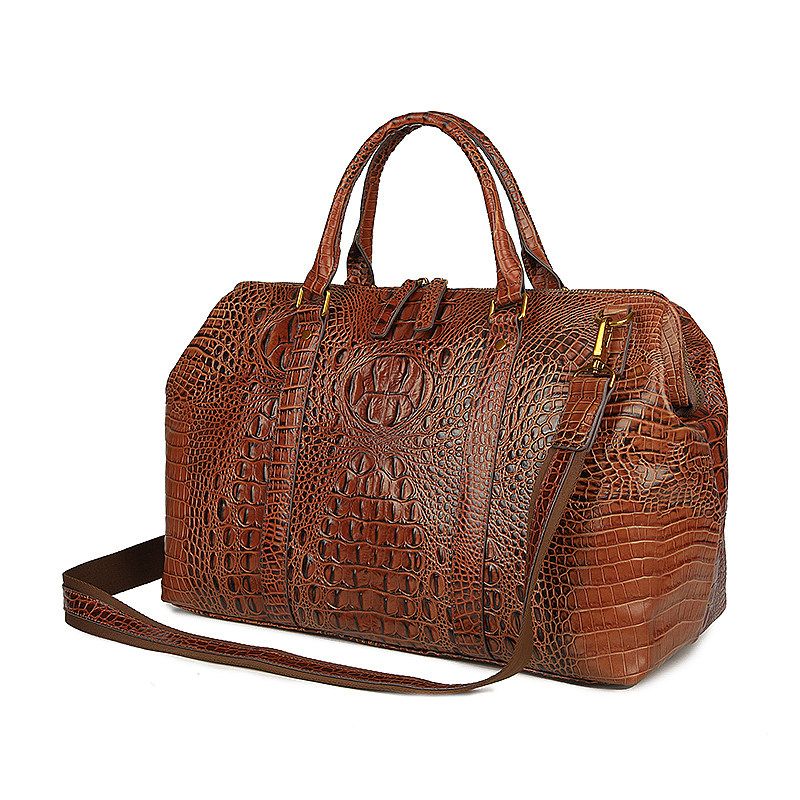Custom Large Hand Bag Briefcase Satchel Medical Luxury Genuine Leather Travel Bag