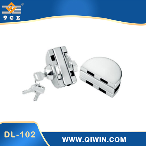 Glass door lock