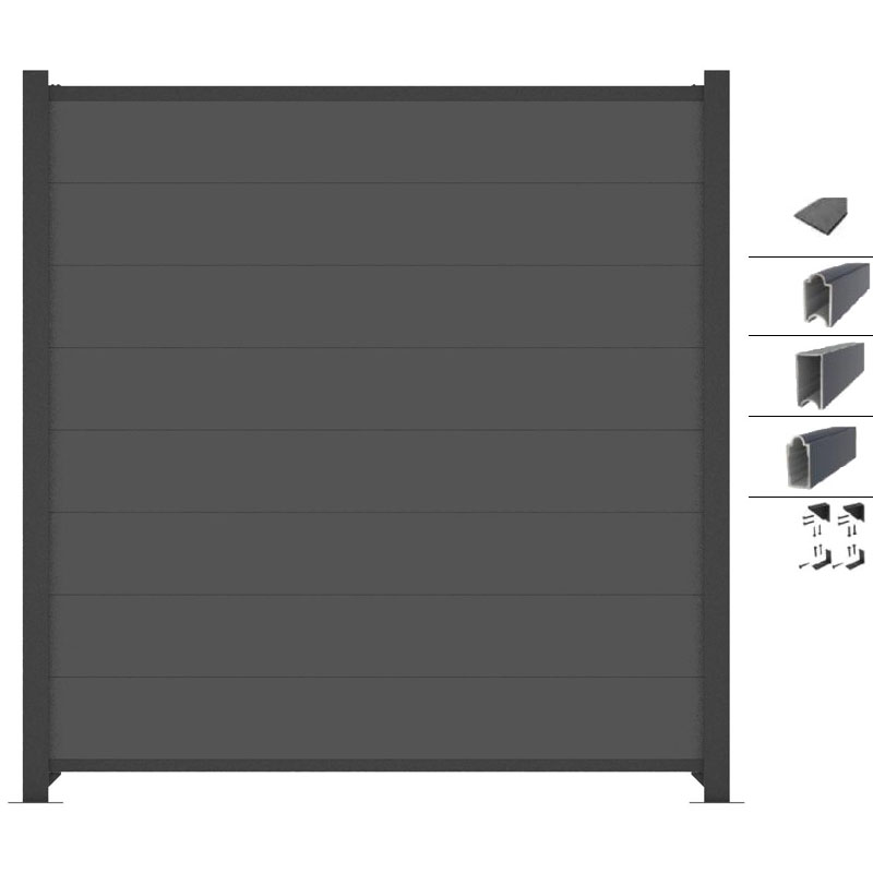 WPC fence, garden fence, priviate fence