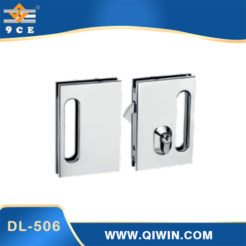 Glass door lock