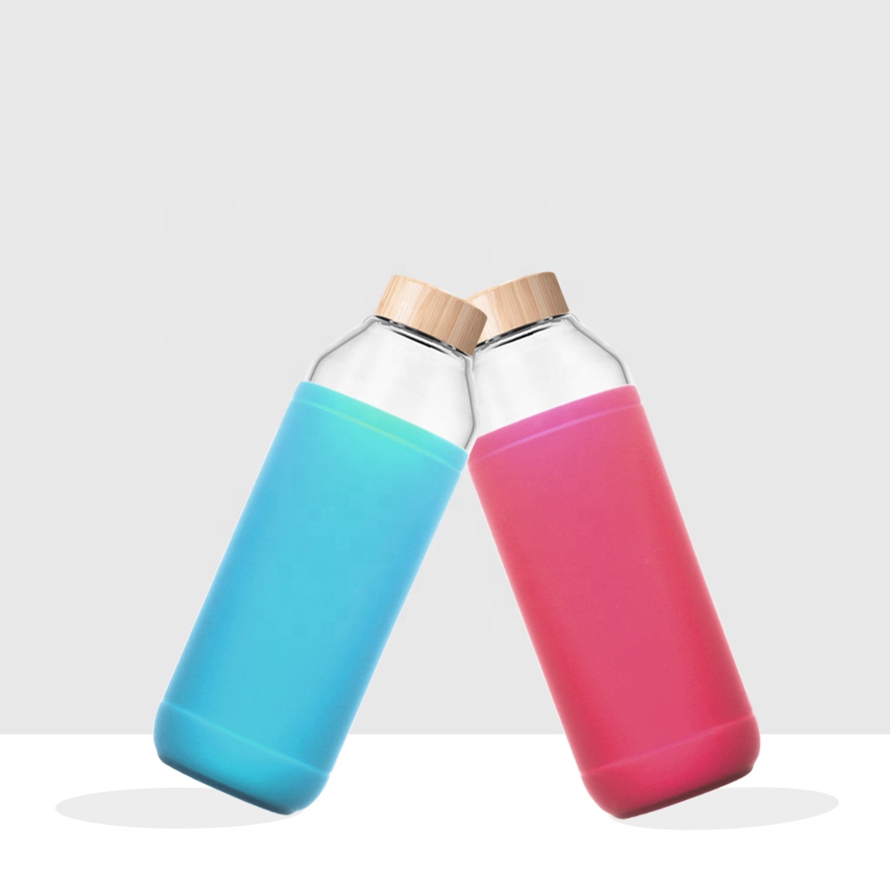 Glass water bottle