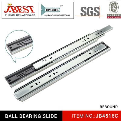 Ball bearing slide- push on