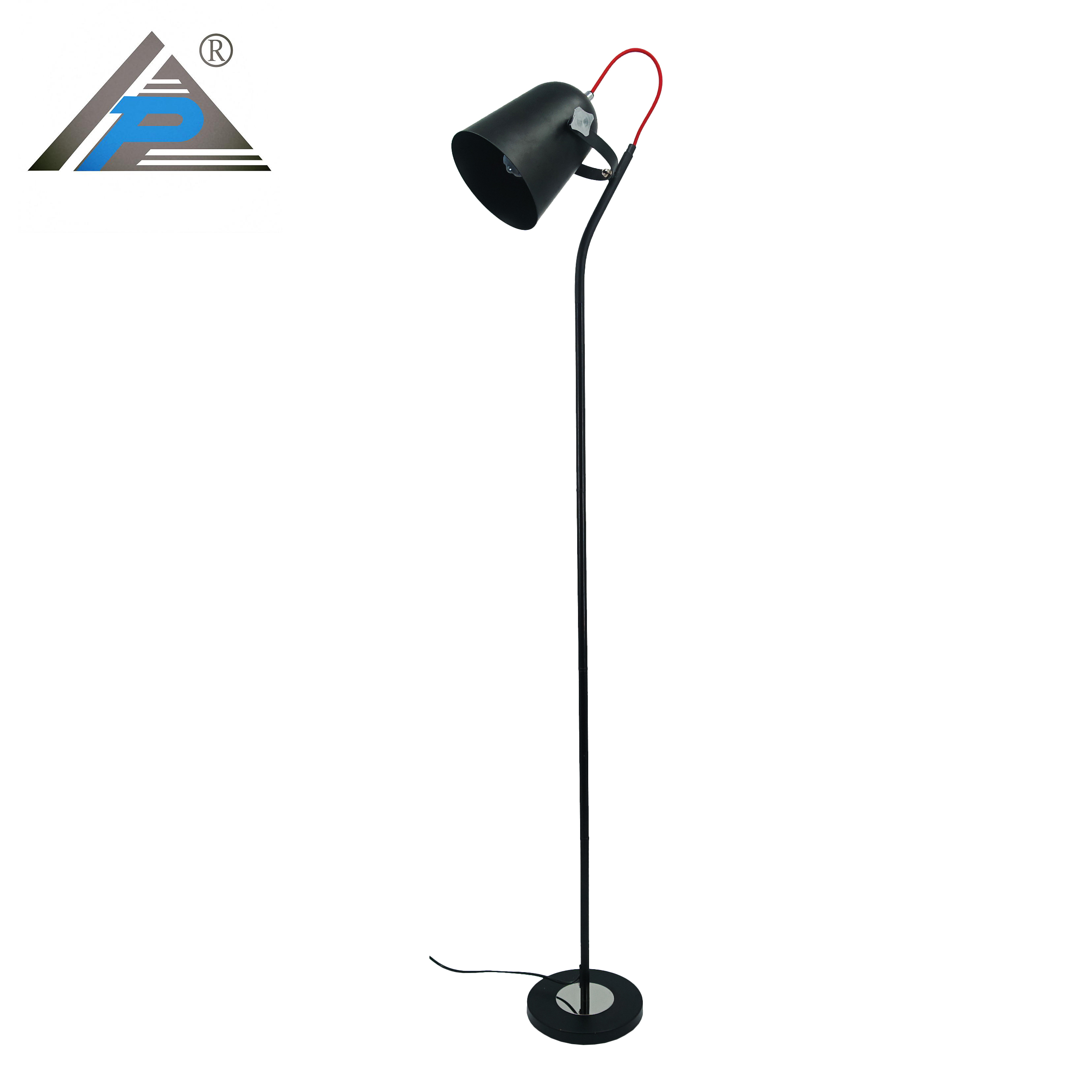 Decorative Floor Lamp with Metal Lampshade