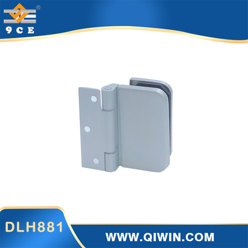 Glass door hinge