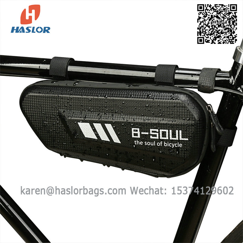 01#bicycle bag waterproof durable bike case frame big capacity bicycle bag triangle for storage