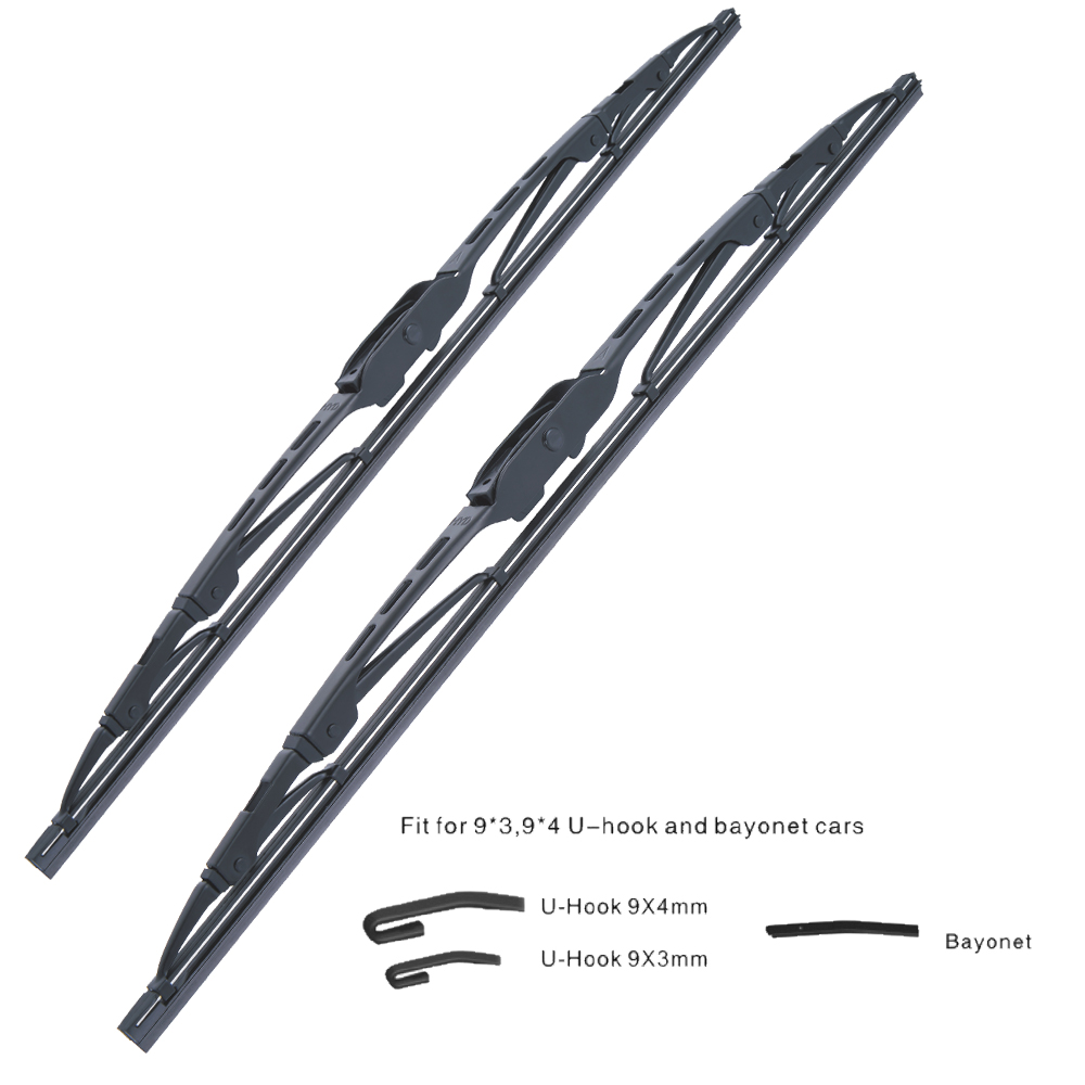 Steel wiper blade