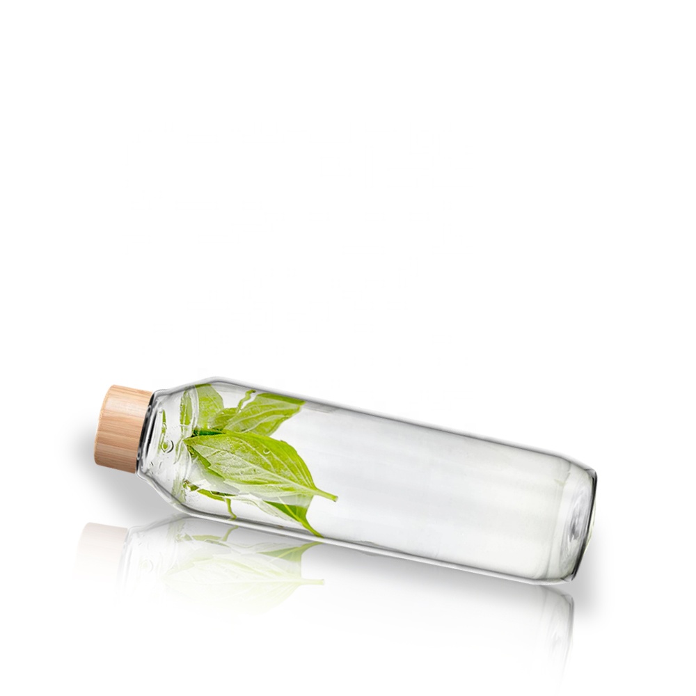 Glass water bottle