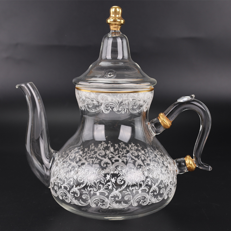 Promotional Wholesale crystal glassware Glass Water Set Food Grade nordic drinkware Pitcher Set With Lid Juice Glasses Drinkware