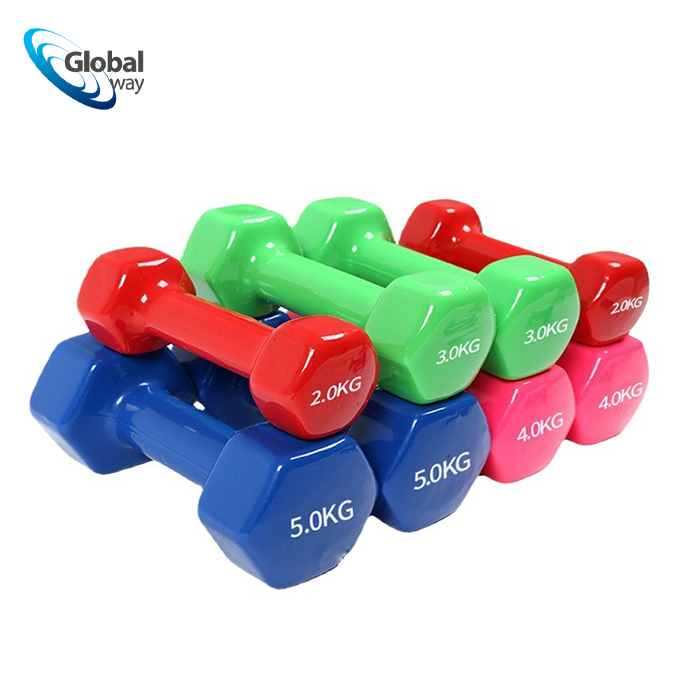 Metal dumbbell anti roll dumbbell anti slip dumbbell home sports dumbbell