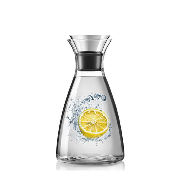 Glass water bottle