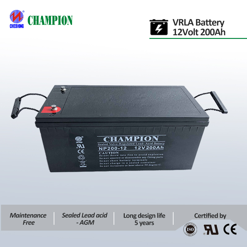 Champion 12V200AH VRLA Battery|Solar Battery|AGM Battery|SMF Battery|UPS Battery|DeepCycle Battery