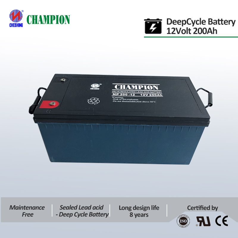 Champion 12V200AH DeepCycle Battery|Solar Battery|VRLA Battery|AGM Battery|SMF Battery|UPS Battery