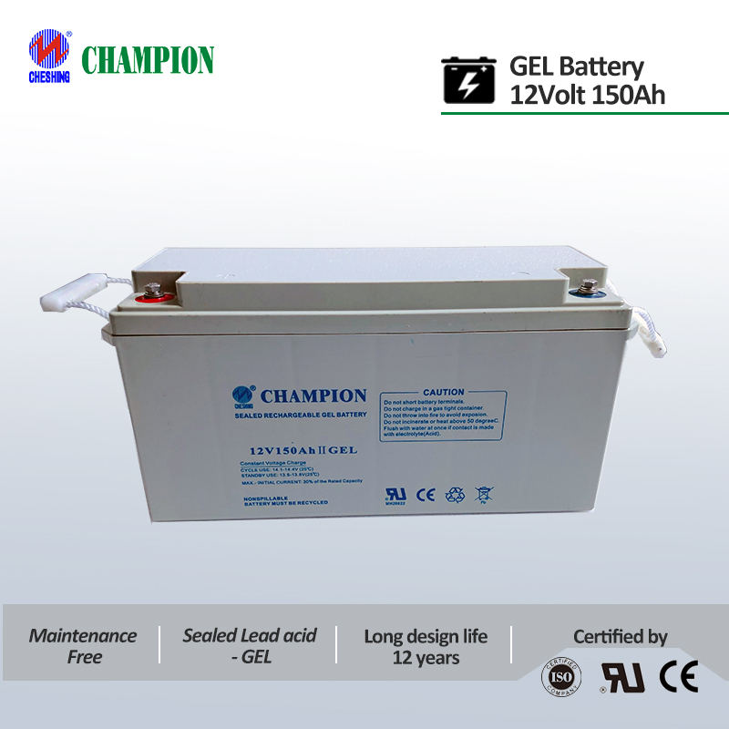 Champion 12V150AH GEL Battery|Solar Battery|SMF Battery|DeepCycle battery|Telecom Battery