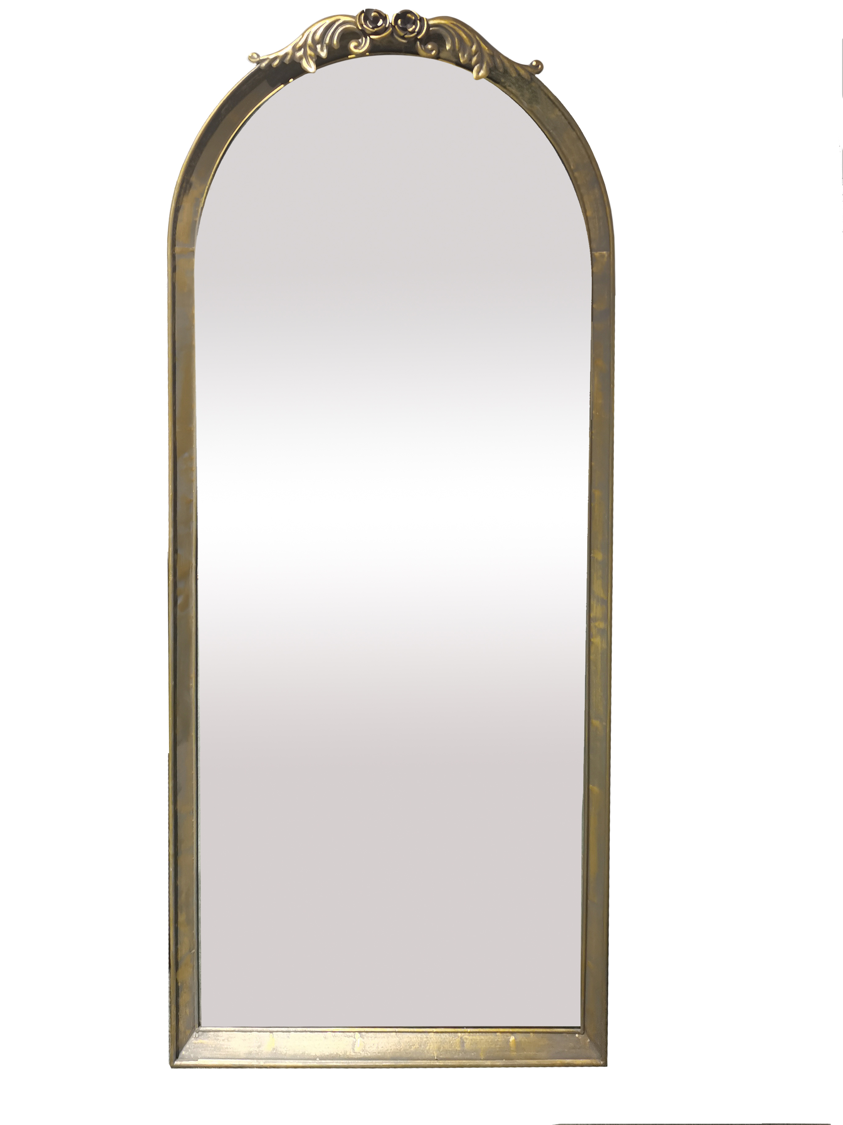 Metal framed mirror