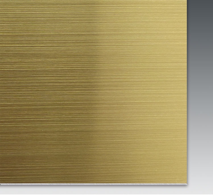 Anodized gold drawing aluminum plate, thick drawing aluminum plate, double-sided drawing aluminum plate