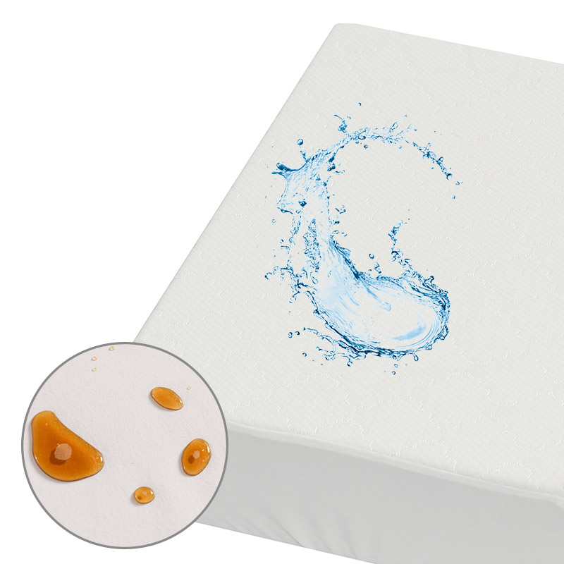 Silver jacquard knit fabric waterproof mattress protector