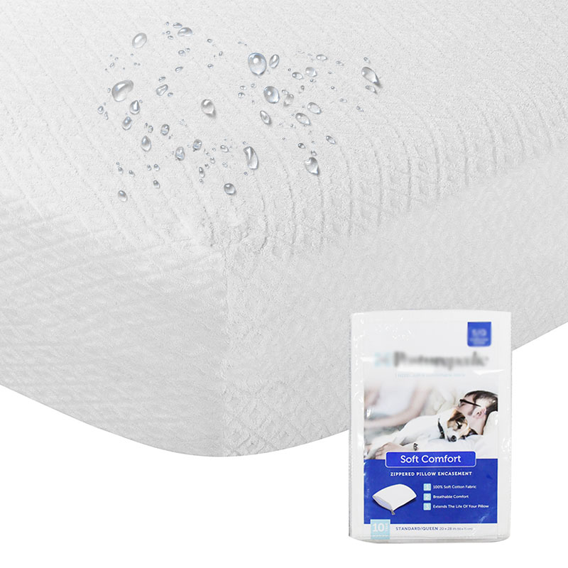 cotton terry waterproof mattress protector