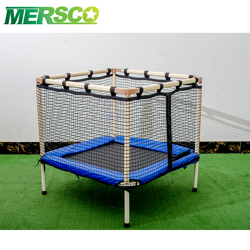 Factory Customized Indoor Small Toddler Trampoline With Safety Enclosure Baby Trampoline Toys