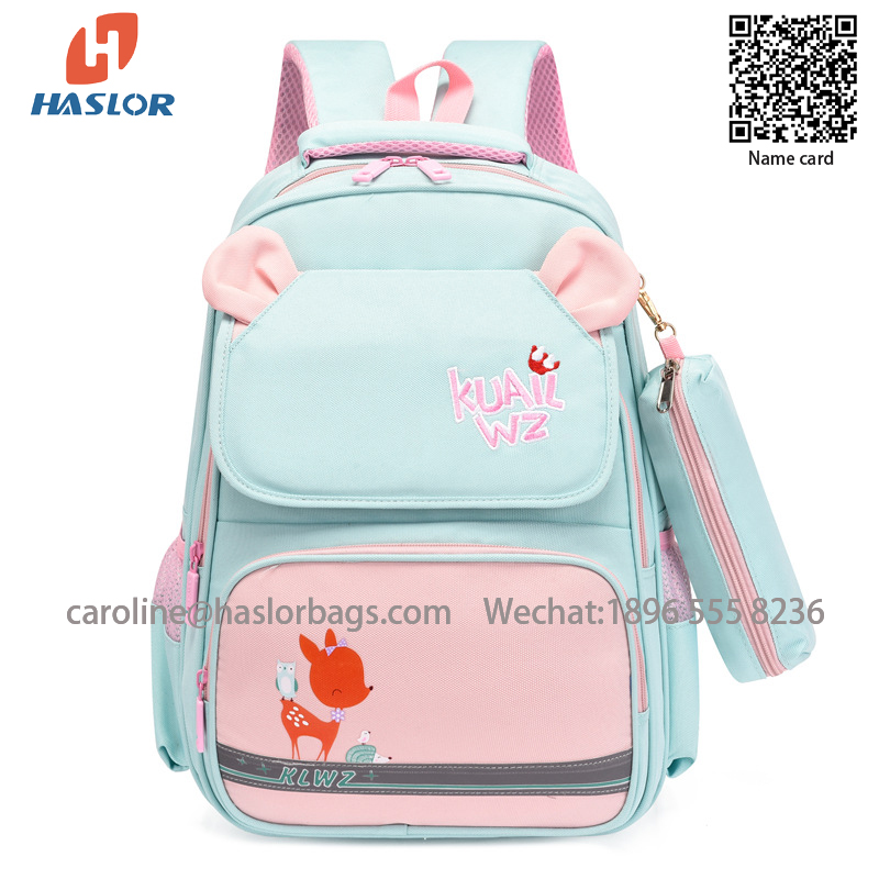 New primary school backpack British college child girls backpack large capacity for 3-6 years