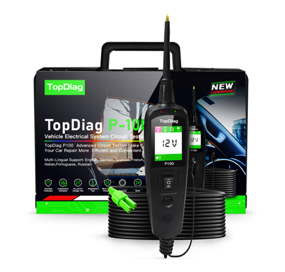 Automotive 12V/24V Electrical System Diagnostics Tool Power Probe Circuit Tester