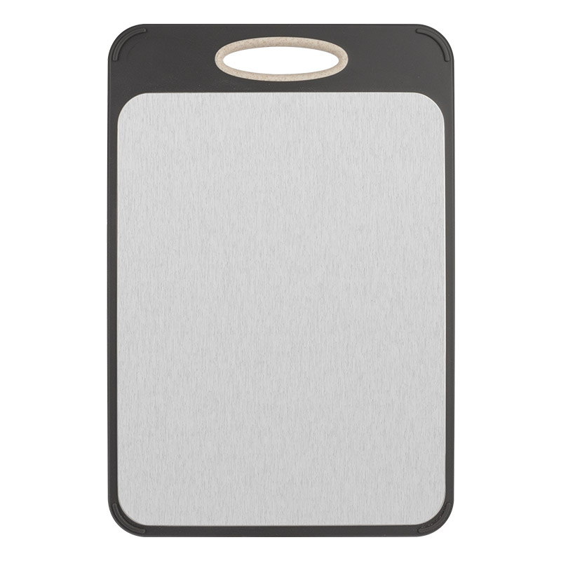 PJ-001-1.7 Stainless steel wheat straw double-sided antibacterial cutting board