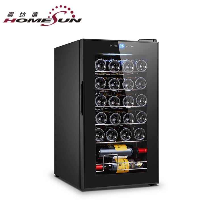 24 bottle compressor red wine cooler