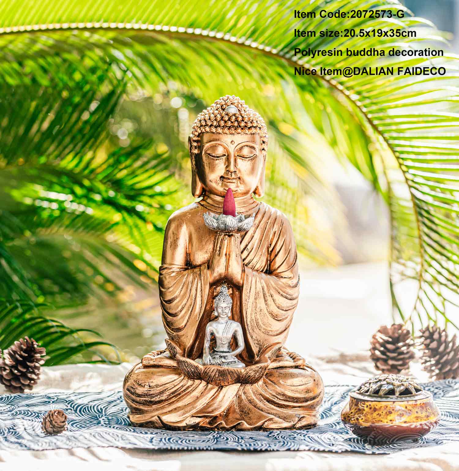 Polyresin Buddha