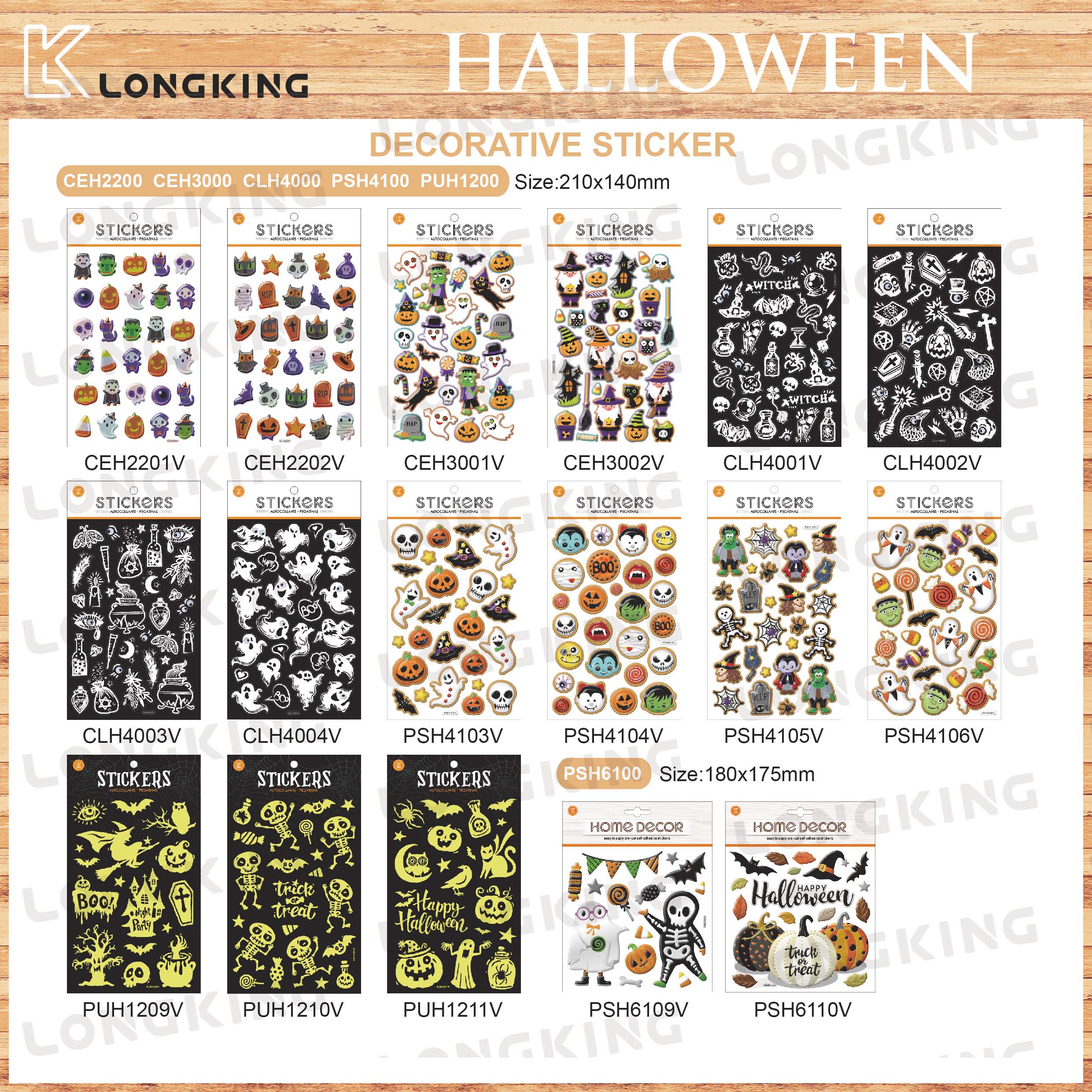 Halloween decorative stickers
