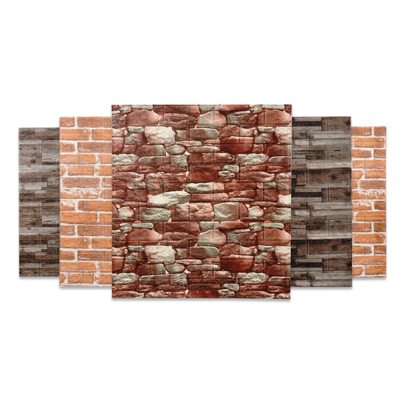 3D PE Wall Paper brick wallpaper in wallpapers/wall coating adhesive