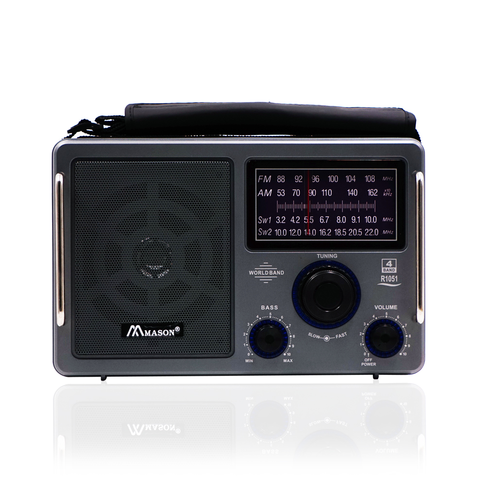 AM FM Radio Telescopic Antenna Full Band Portable Radio Receiver Retro FM World Radio Player