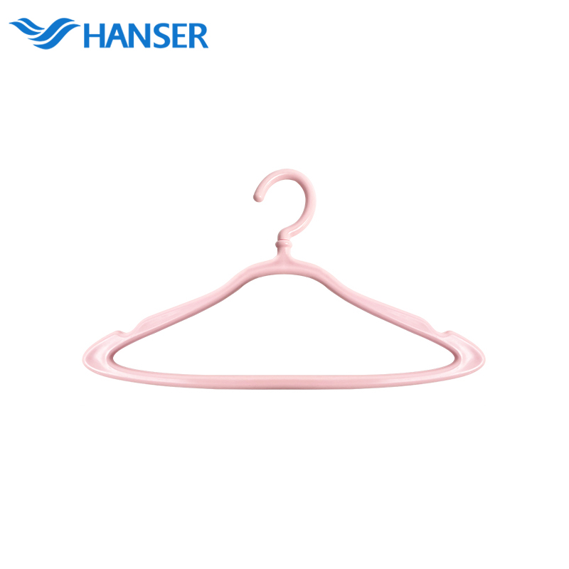 Hanser children's plastic clothes hanger baby clothes hanger